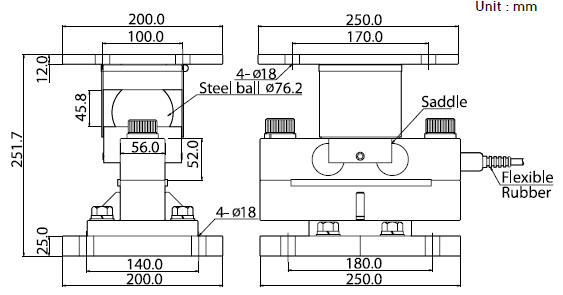 DSB-B 10tf 称重传感器 韩国CAS