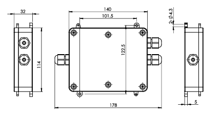 C&V 信号变送器 美国传力 Transcell产品尺寸